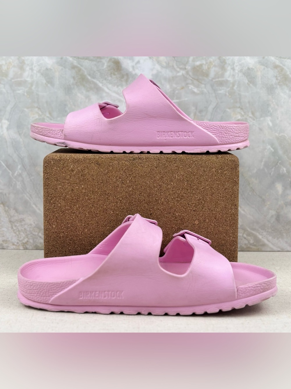 Birkenstock Arizona EVA Pink Waterproof Double Strap Sandals EU 37 Narrow